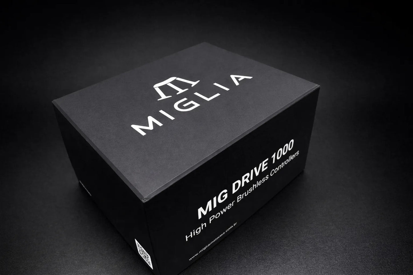 Vista superior do controlador eletrônico ESC Miglia MIG Drive 1000