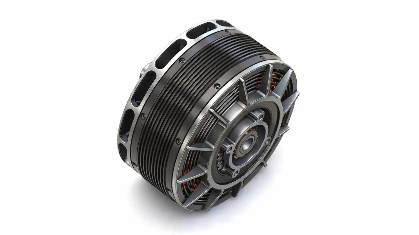 Render técnico do motor elétrico brushless Miglia modelo MIG 40