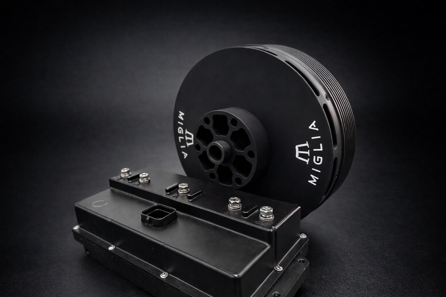 Sistema de propulsão elétrica Miglia com motor MIG 35, ESC e hélice integrados