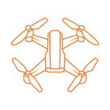 Aplicação em drones e sistemas aéreos