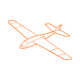 Ícone representando aplicação em planadores elétricos