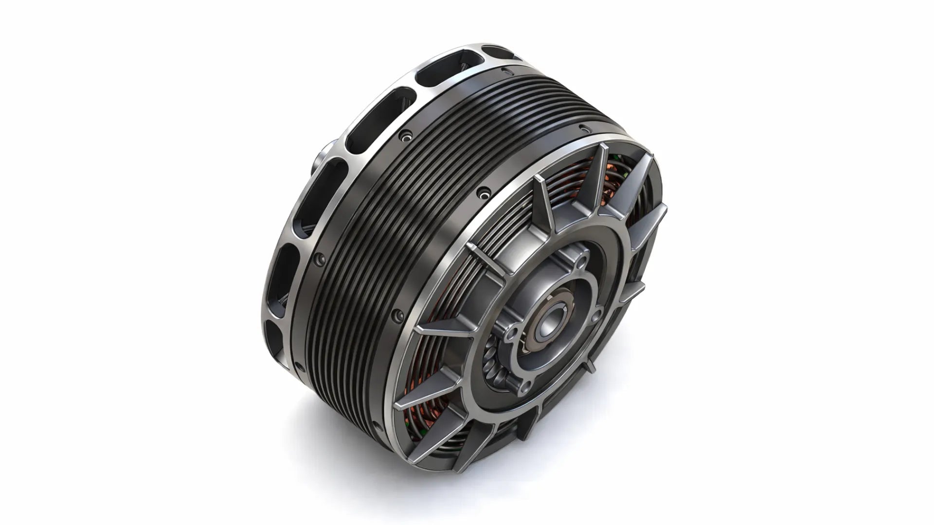 Render técnico do motor elétrico brushless Miglia modelo MIG 40